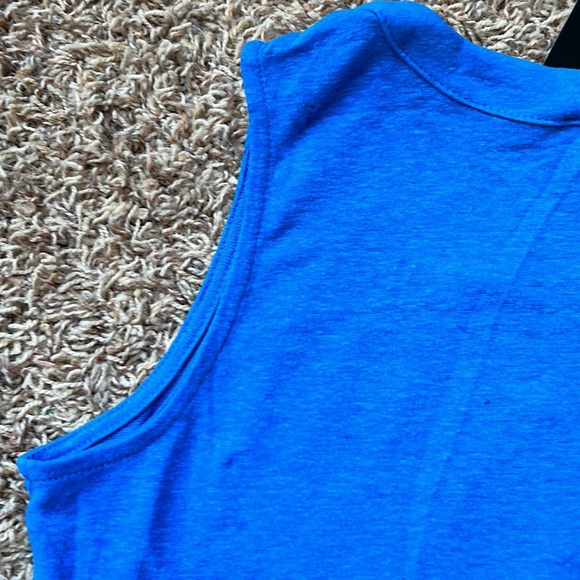 INC lace up tank Royal Blue Size M - Picture 6 of 6